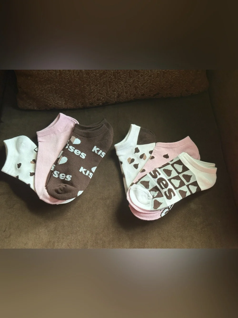 Hershey Kisses Women’s Low-cut Socks - 2 sets of 3 pairs NEW